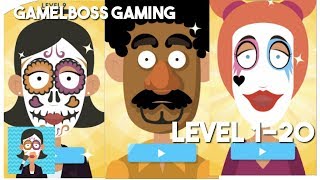 Face Paint - Satisfying game (Lion Studios)Level 1-20 Android Gameplay Walkthrough screenshot 5