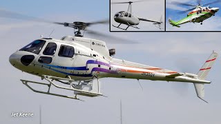 Eurocopter AS350B2 Écureuil/Squirrel AStar Helicopter Takeoff & Landing