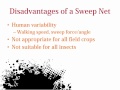 Using a Sweep Net in Soybean