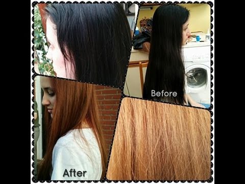 Colour B4 - How To Remove Black Hair Dye! - YouTube