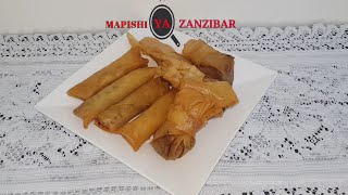 mkoba wa pesa/ furushi la nyama / spring rolls / money bag @mapishiyazanzibar