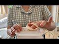 ASMR イヤホンにメイクアップ💄
