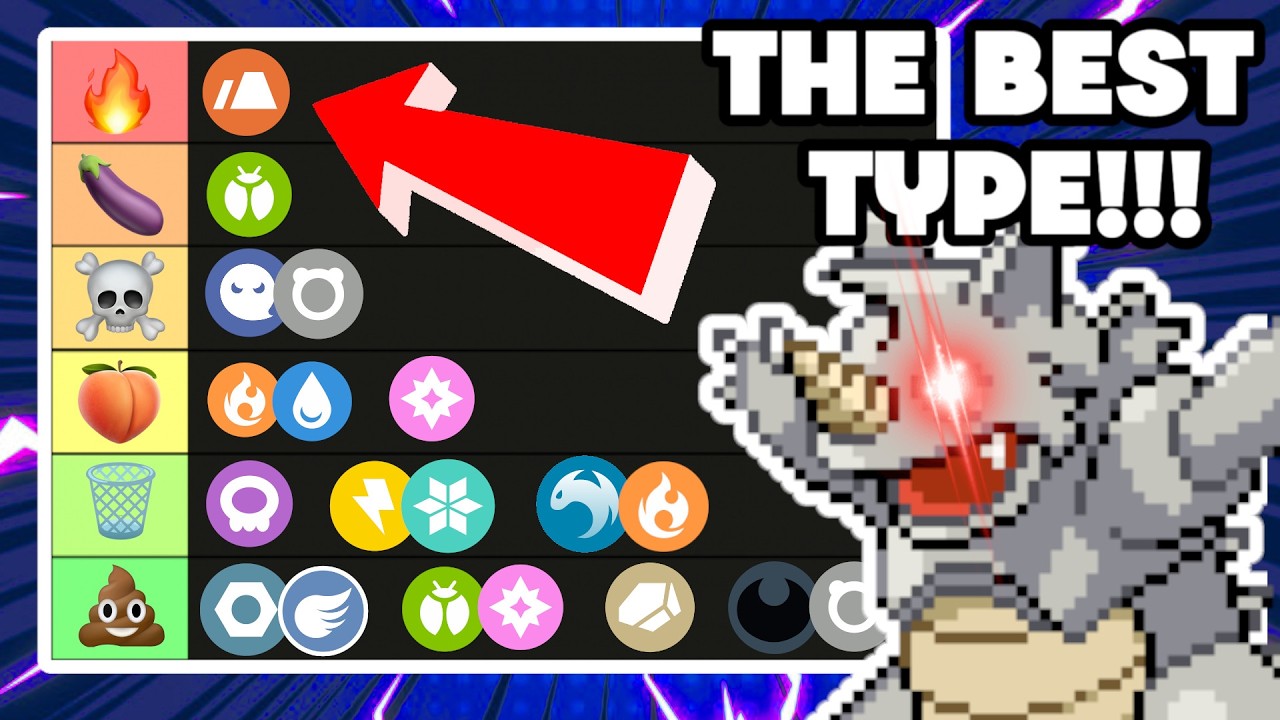 The ULTIMATE Pokémon Type Combination Tier List