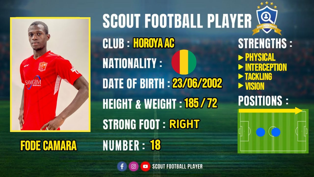 FODE CAMARA 🔵 MIDFIELDER 🔵 HOROYA AC 🔵 2022/2023