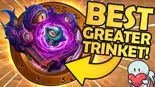 This is THE BEST Greater Trinket! | Hearthstone Battlegrounds