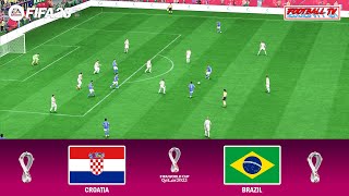 FIFA 23 | Croatia vs Brazil | FIFA World Cup Qatar 2022 | Quarter Final | PC Gameplay | Full Match