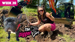 Burst Pipe AGAIN! | Job FINISHED!   Digger Girl Diaries Week 20