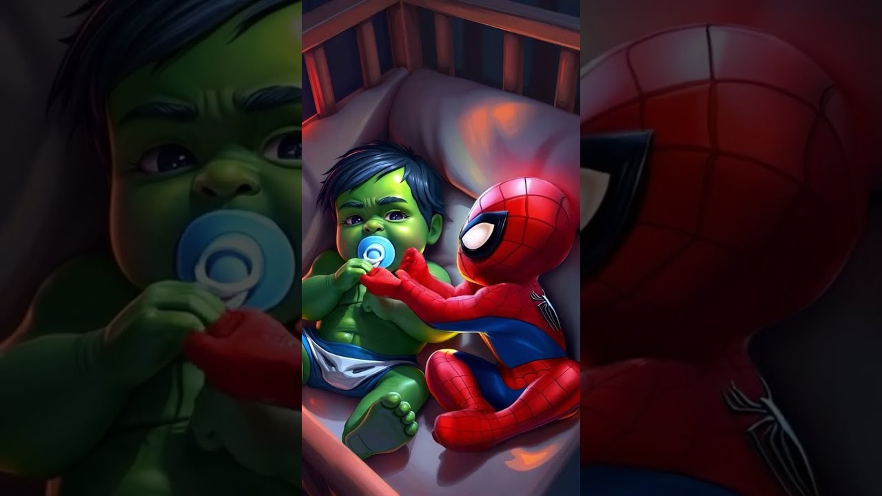 Lil Hulk Spidey Learn Sharing Is Caring Shorts Spiderman Cuteanimation Funnyanimation