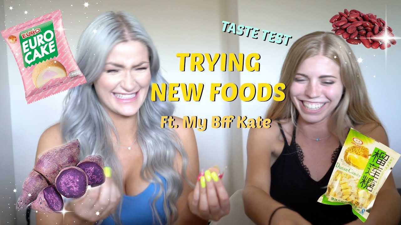 TRYING NEW FOODS !!! /// FT. My Bestfriend