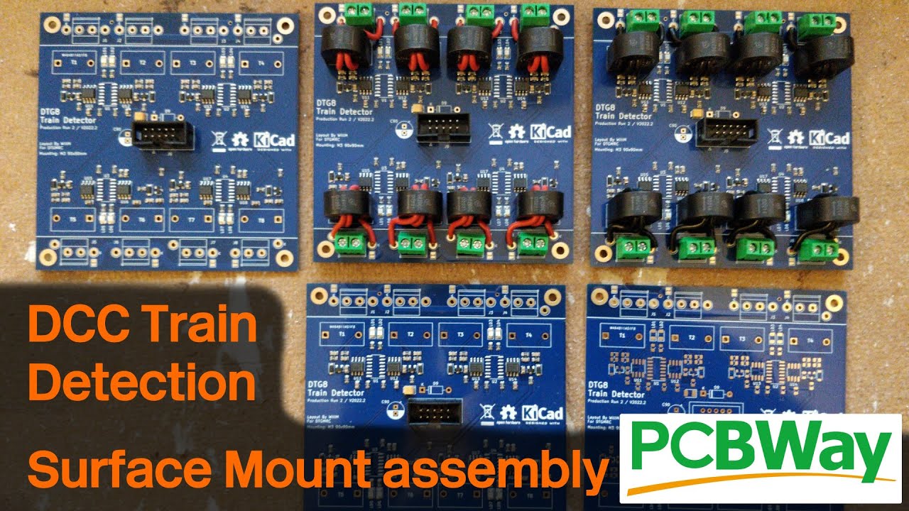 A Surface Mount upgrade for the Train Detector - YouTube