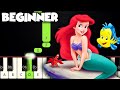 Part Of Your World - The Little Mermaid | BEGINNER PIANO TUTORIAL + SHEET MUSIC by Betacustic