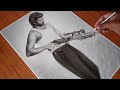 Beast Vijay drawing -timelapse/kellus magic pencil