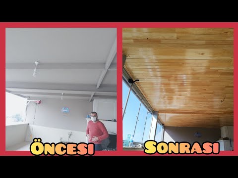 Teras Uygulaması;Ahşap Lambiri