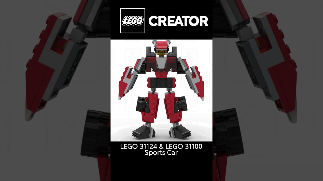 LEGO 31124 & LEGO CREATOR 31100 Sports Car