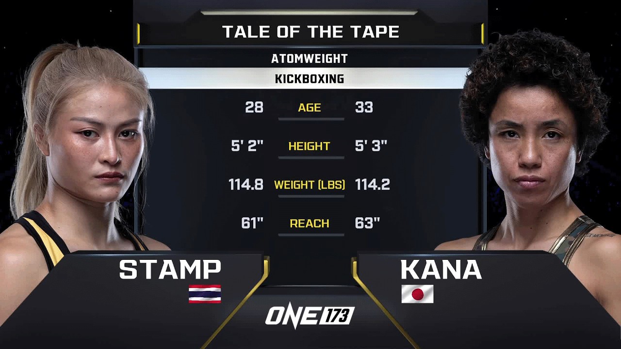 SHE OUTSTRUCK A THREE-SPORT LEGEND 😱 Kana vs. Stamp | Kickboxing Full Fight