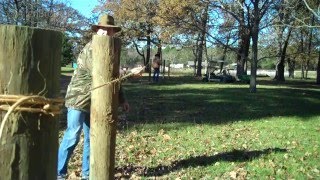 We build and maintain electric high tensile fences at Allen Brothers Farm and in this video (Part One) we talk and demonstrate some 