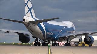 Airbridgecargo Jumbo Pushback & Depart East Midlands,