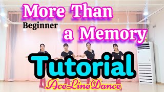 [Tutorial]More Than a Memory Line Dance | Beginner| 모어 댄  어 메모리 라인댄스 #초급라인댄스 #AceLinedance #용인라인댄스