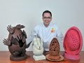 Escultura de chocolate con  Jose Ramon Castillo