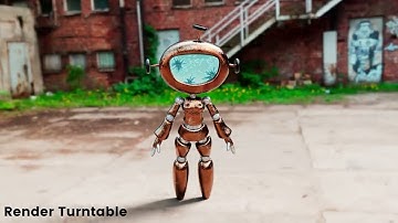 Old Robot Texture | 3D Texturing | AUTODESK MAYA