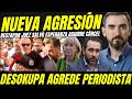 DANI DESOKUPA AGREDE PERIODISTA LA SEXTA MANIFESTACIÓN "UN JUEZ SALVÓ ESPERANZA AGUIRRE DE CÁRCEL
