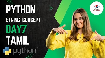 Python String Concept in Tamil | Python String Methods Tutorial for Beginners | Code Payanam