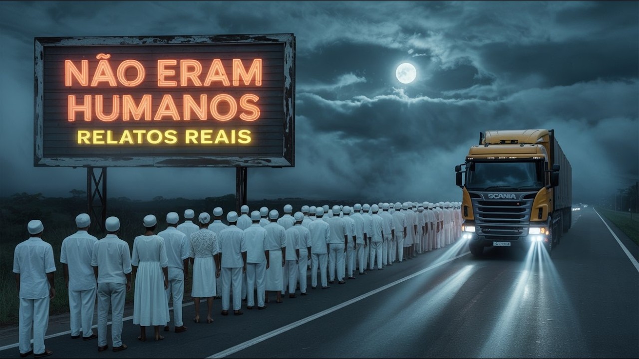CAMINHONEIRO PRESENCIOU PROCISSÃO DE PESSOAS VESTIDAS DE BRANCO NA BR-116… NÃO ERAM HUMANOS!