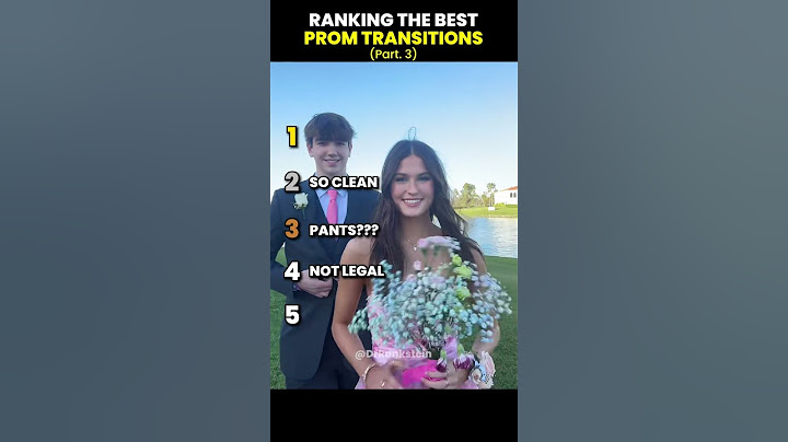 Ranking the Best Prom Transitions (Part 3) #best #transition #tiktok #promdress