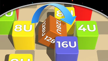 Roll A Cube 2048: Reach 128U (Undecillion) Part 05 - Roll Cube Merge 3D