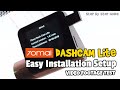 70mai DASHCAM Lite Easy Installation Setup and Video Footage Test | Dashcam Setup Step by step Guide