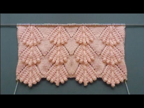 Haroşalı Tomurcuklar Süpürge Örgü Modeli Yelek Örnekleri #247 /Knitting Patterns/Strickmuster