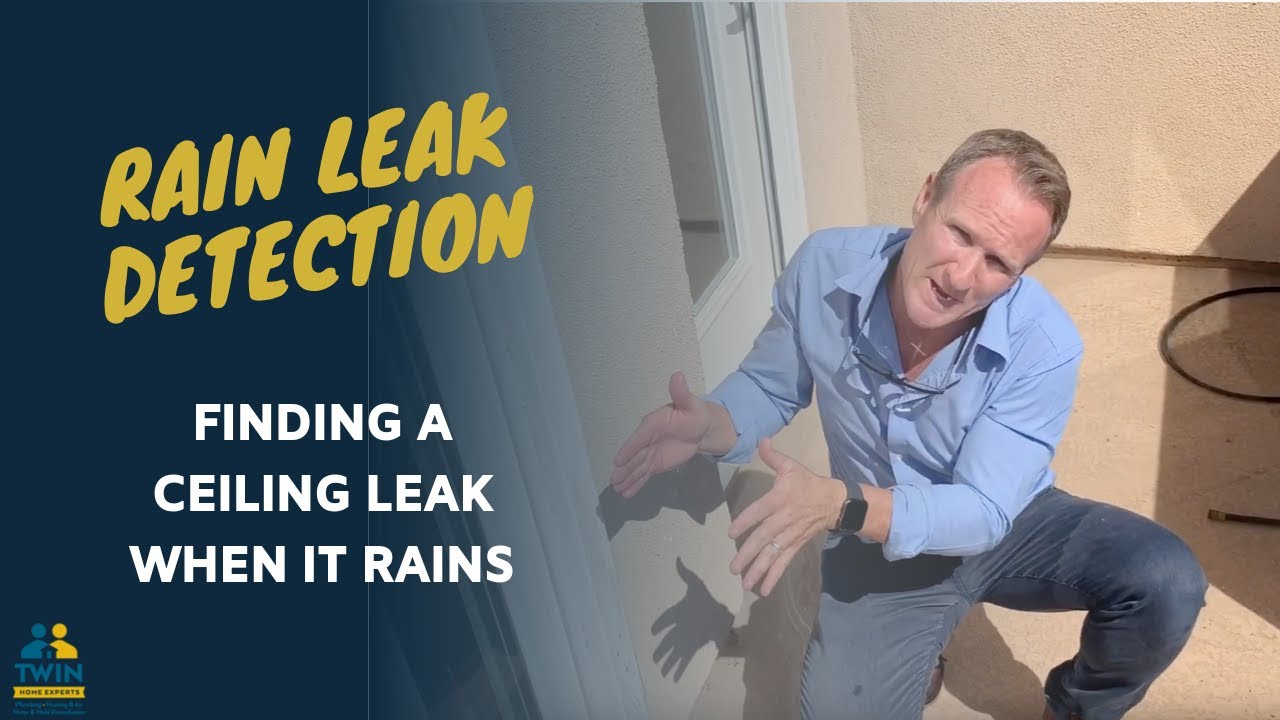 How To Find A Leak In Ceiling When It Rains YouTube