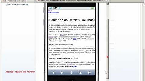 DotNetNuke Tutorial, Review, mobiNuke Mobile Friendly Module - Video #79