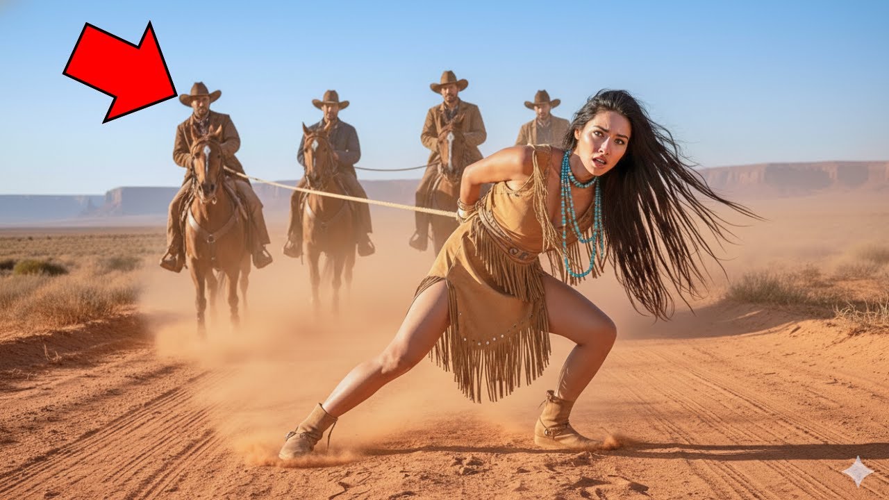 Au legat-o ca pe o sclav și au dus-o la ascunzătoare… fără să știe că un cowboy îi urmărea...