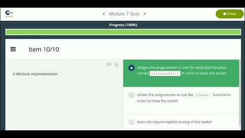ADVANCED PROGRAMMING IN C ll CISCO ll CODE RIDER ll MODULE 7 TEST