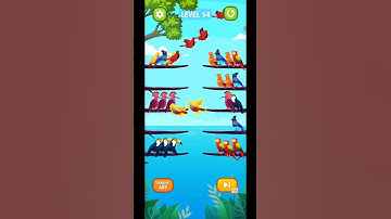 Bird Sort Puzzle Level 54 Gameplay Android IOS