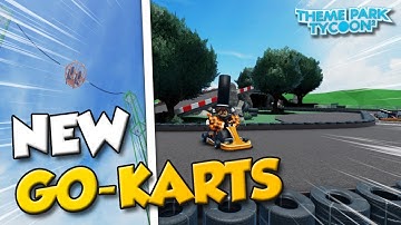 Building a GO-KART TRACK in Theme Park Tycoon 2!