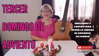 Vignette de la vidéo "CORONA DE ADVIENTO TERCER DOMINGO 🕯💓 #adviento #gaudete #cantos #oraciones #coronadeadviento"