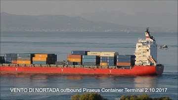 VENTO DI NORTADA outbound Piraeus Container Terminal