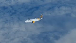 #Condor #Airbus over the #Alps #planespotting #travel