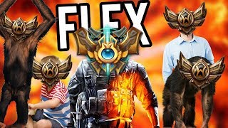 I played ranked flex with viewers...