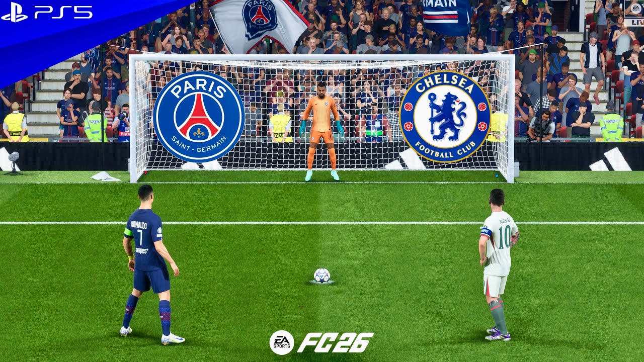 ФК 26 | ПСЖ против Челси | Финал Лиги чемпионов | Роналду против Месси | Серия пенальти - PS5