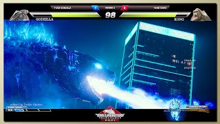 Godzilla Vs Kong With Healthbars