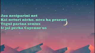 Mergaitė Arktika - Lyrics