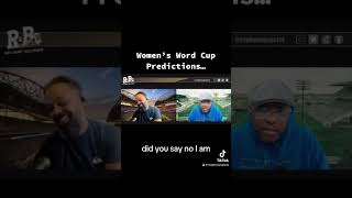 Womens World Cup Predictions