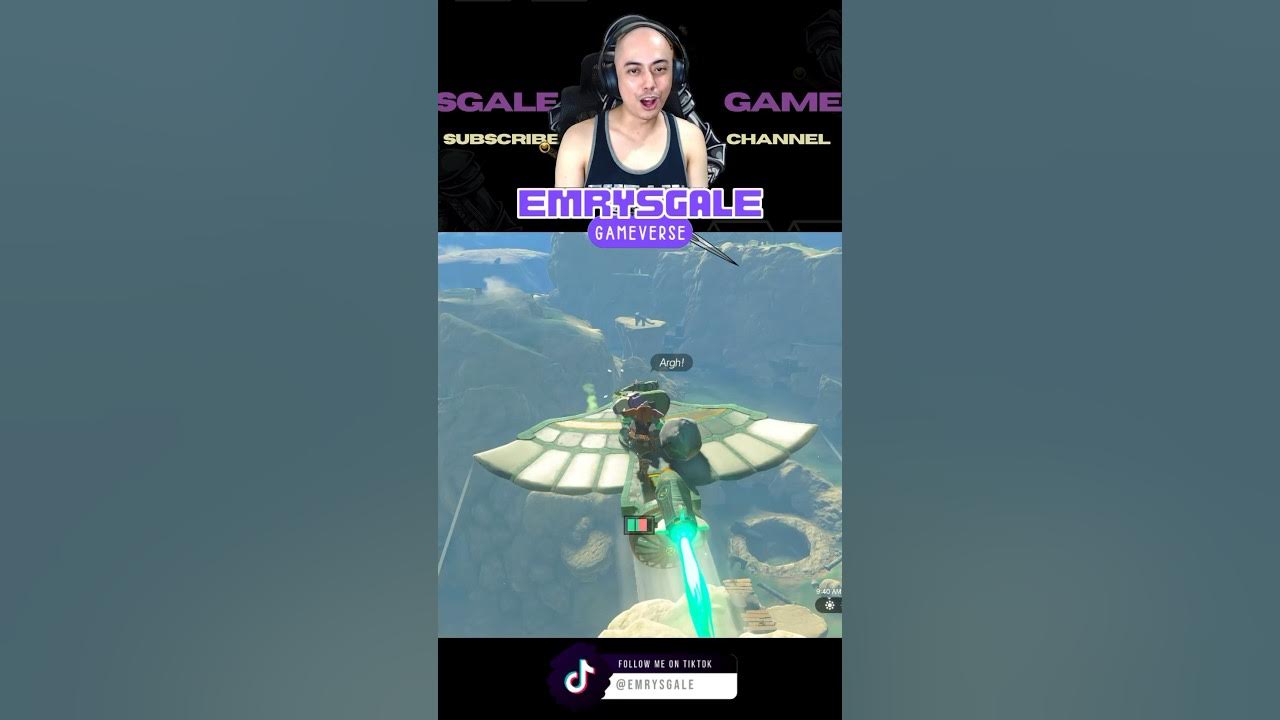 Flying in Hyrule! Zonai Wing Rocket Boosted! #tearsofthekingdom #