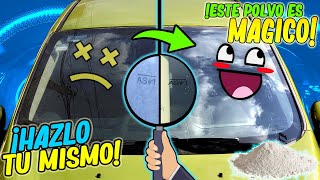 COMO PULIR PARABRISAS🚘 CON OXIDO DE CERIO 💎resultados✅ POLVO 100% RECOMENDADO realmente [FUNCIONA]👍🏻