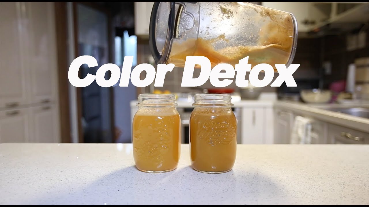 Juicer recipes for healthy skin and digestion 컬러 디톡스 YouTube