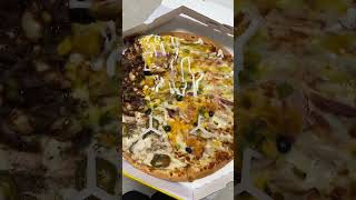 Try Korean pizza next time! #koreanfood #korea #food #delivery #asmr #mukbang