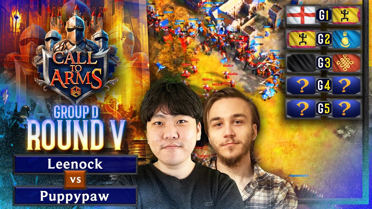 Call to Arms:  Leenock vs Puppypaw (Bo5 - Swiss group Round 5)